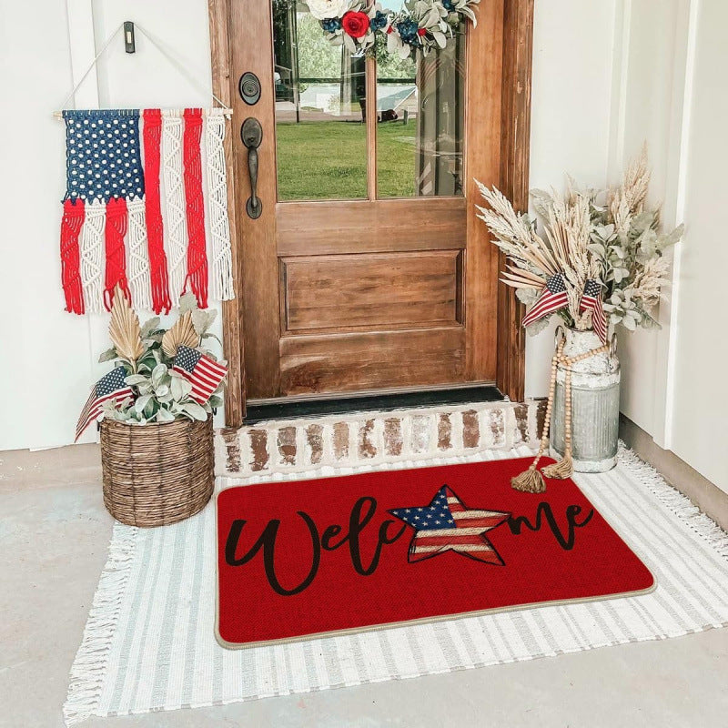 Patriotic Welcome Door Mat | High & Bury