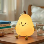 Pear-Shaped Silicone Night Light for the Children's Room | High & Bury