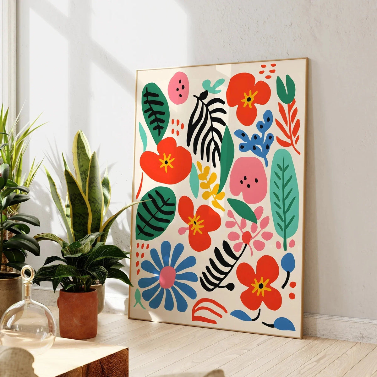 Pelelta Floral Canvas Print