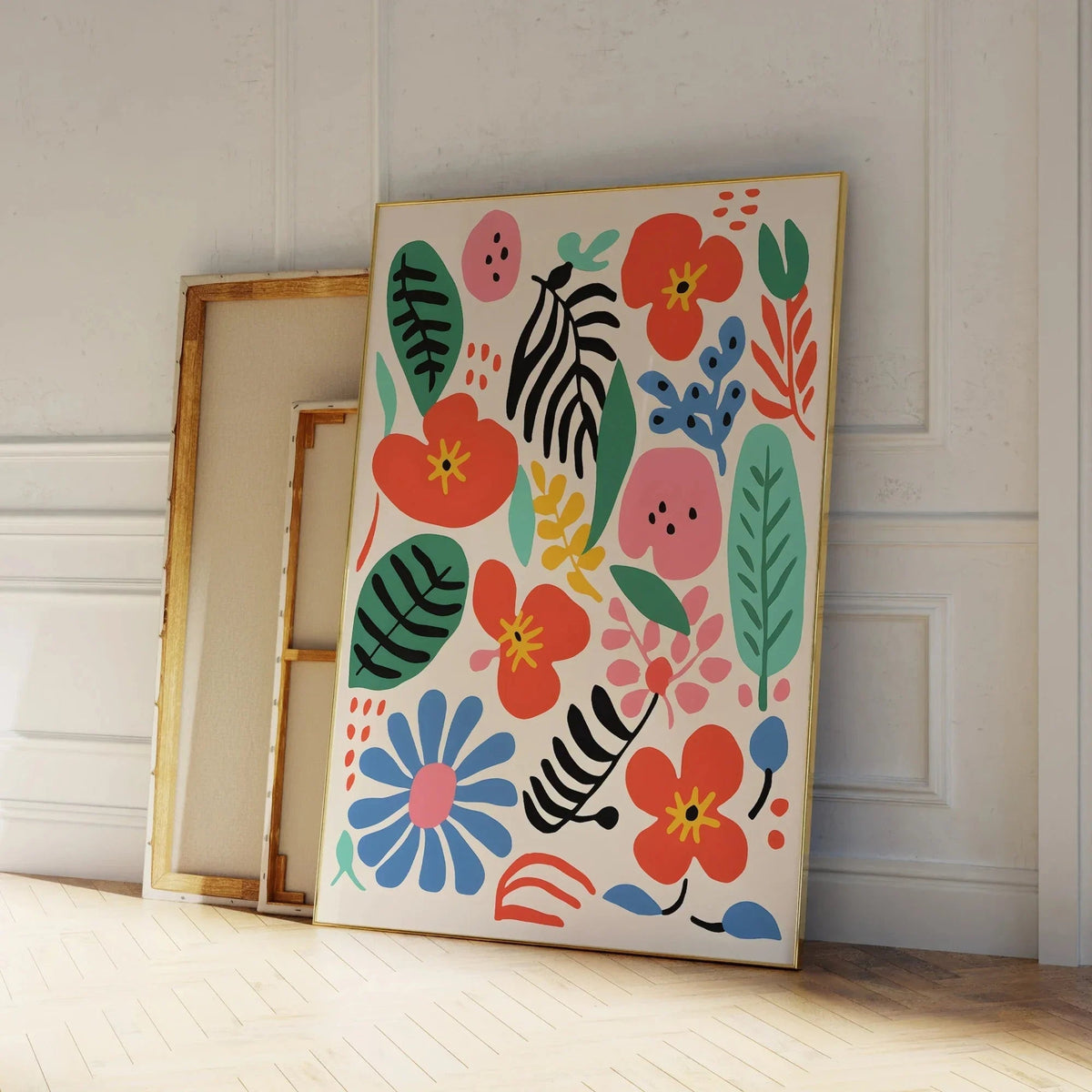 Pelelta Floral Canvas Print