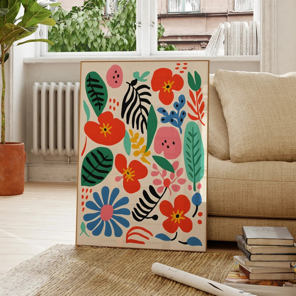 Pelelta Floral Canvas Print