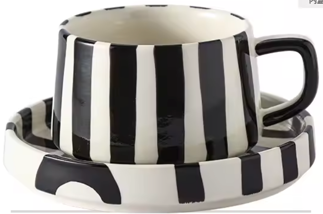 Pellella Ceramic Cup & Saucer