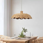Pendant Light Woven Natural Fiber | High & Bury