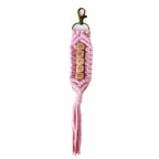 Personalized Macrame Keychain Holder | High & Bury