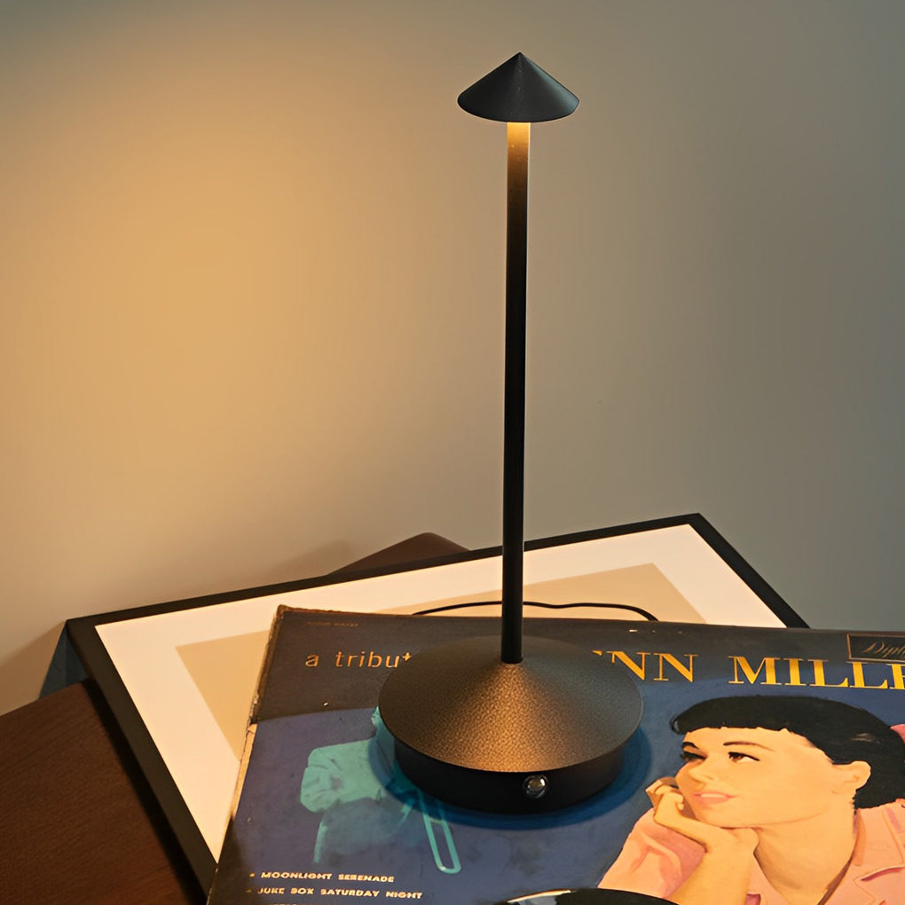 Pina Pro Rechargeable USB Table Lamp, 1800mAh Battery, 3W Dimmable LED, view 2