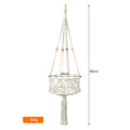 Plant-Hanging Macrame Basket | High & Bury
