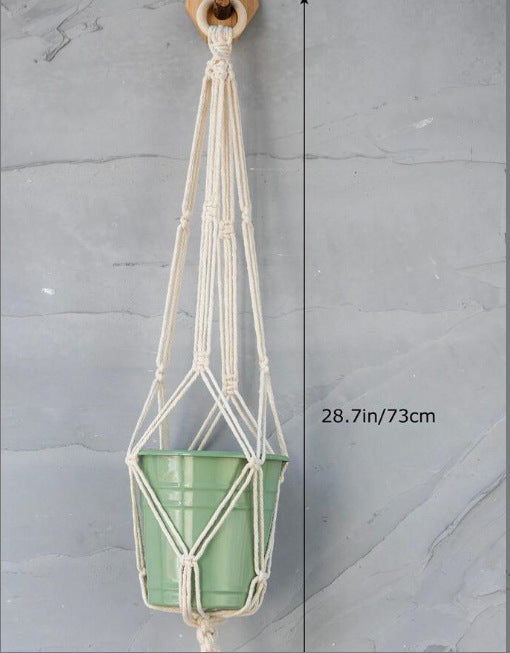 Plant-Hanging Macrame Shelf | High & Bury