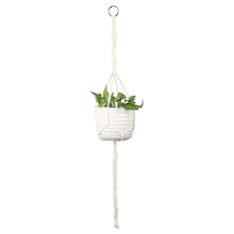 Plant-Hanging Macrame Shelf | High & Bury