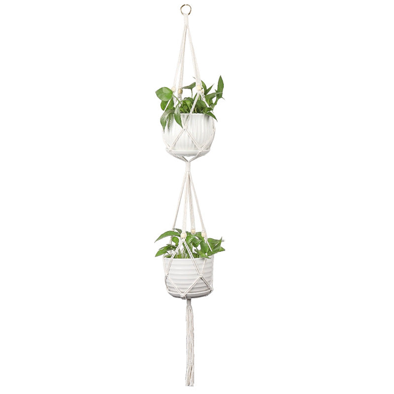 Plant-Hanging Macrame Shelf | High & Bury
