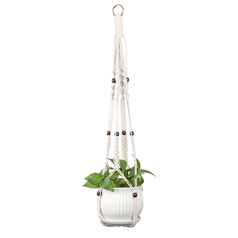 Plant-Hanging Macrame Shelf | High & Bury