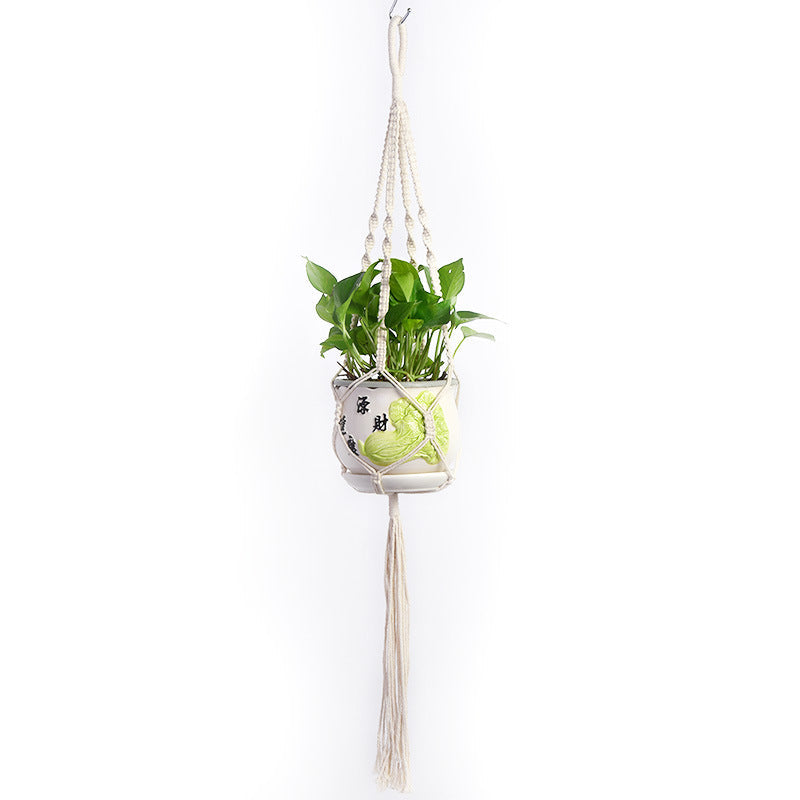 Plant-Hanging Macrame Shelf | High & Bury