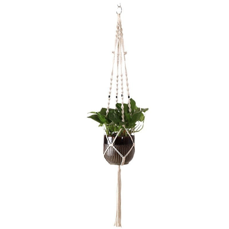 Plant-Hanging Macrame Shelf | High & Bury