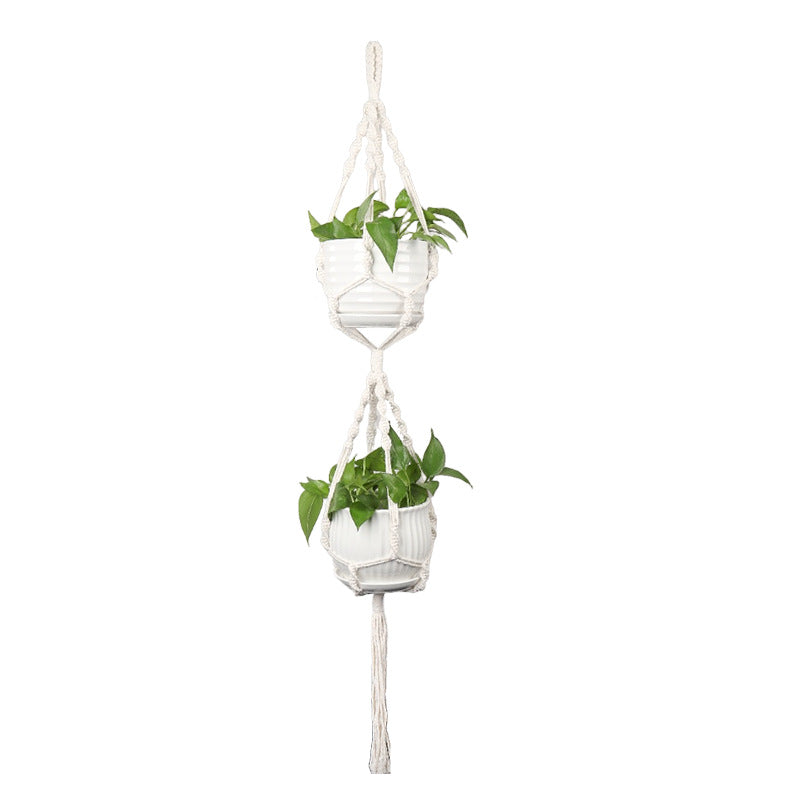 Plant-Hanging Macrame Shelf | High & Bury