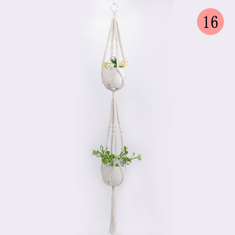 Plant-Hanging Macrame Shelf | High & Bury