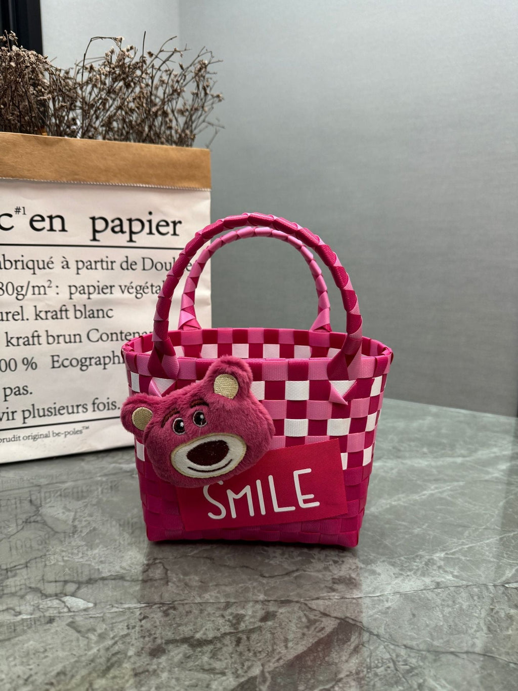 Playful and Colorful Basket Bag | High & Bury
