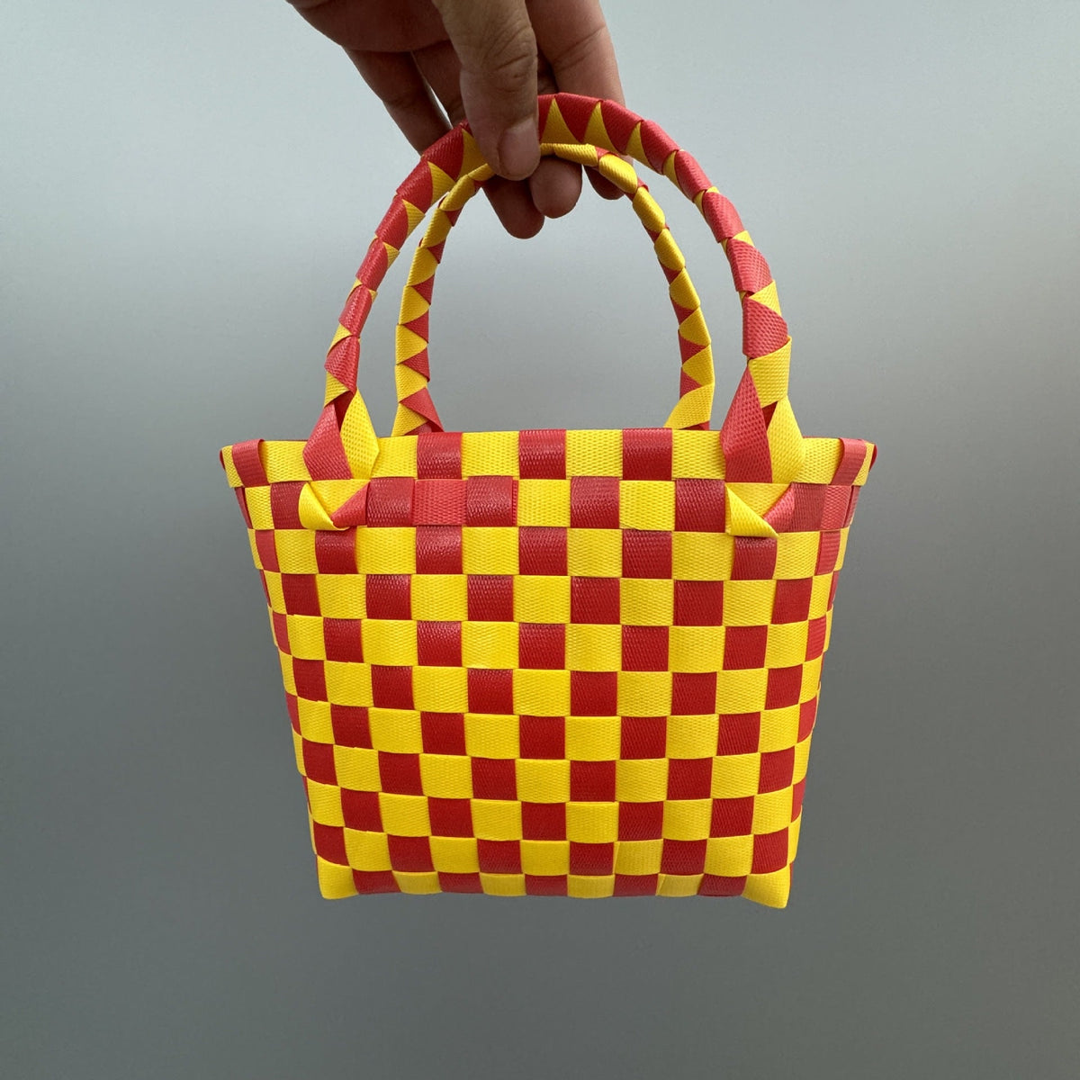 Playful and Colorful Basket Bag | High & Bury
