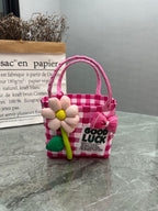 Playful and Colorful Basket Bag | High & Bury