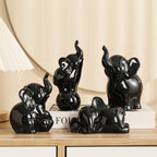 Playful and Elegant Elephant Decorative Figure | High & Bury