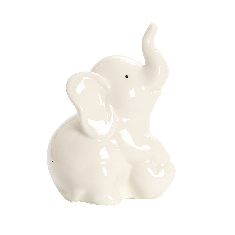Playful and Elegant Elephant Decorative Figure | High & Bury