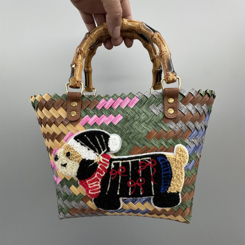 Playful and Handmade Basket Bag | High & Bury