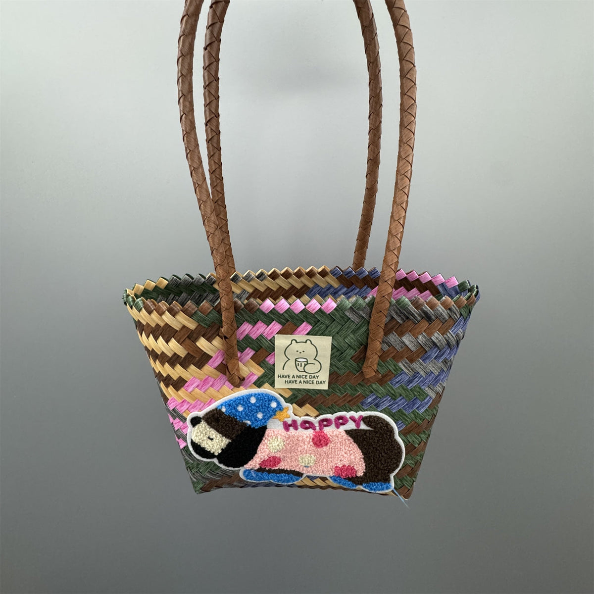 Playful and Handmade Basket Bag | High & Bury