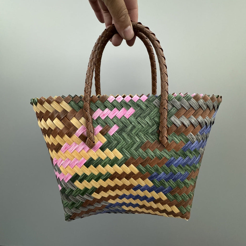 Playful and Handmade Basket Bag | High & Bury