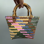 Playful and Handmade Basket Bag | High & Bury