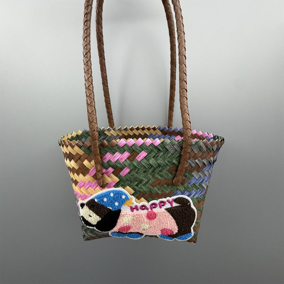 Playful and Handmade Basket Bag | High & Bury