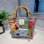 Playful and Handmade Basket Bag | High & Bury
