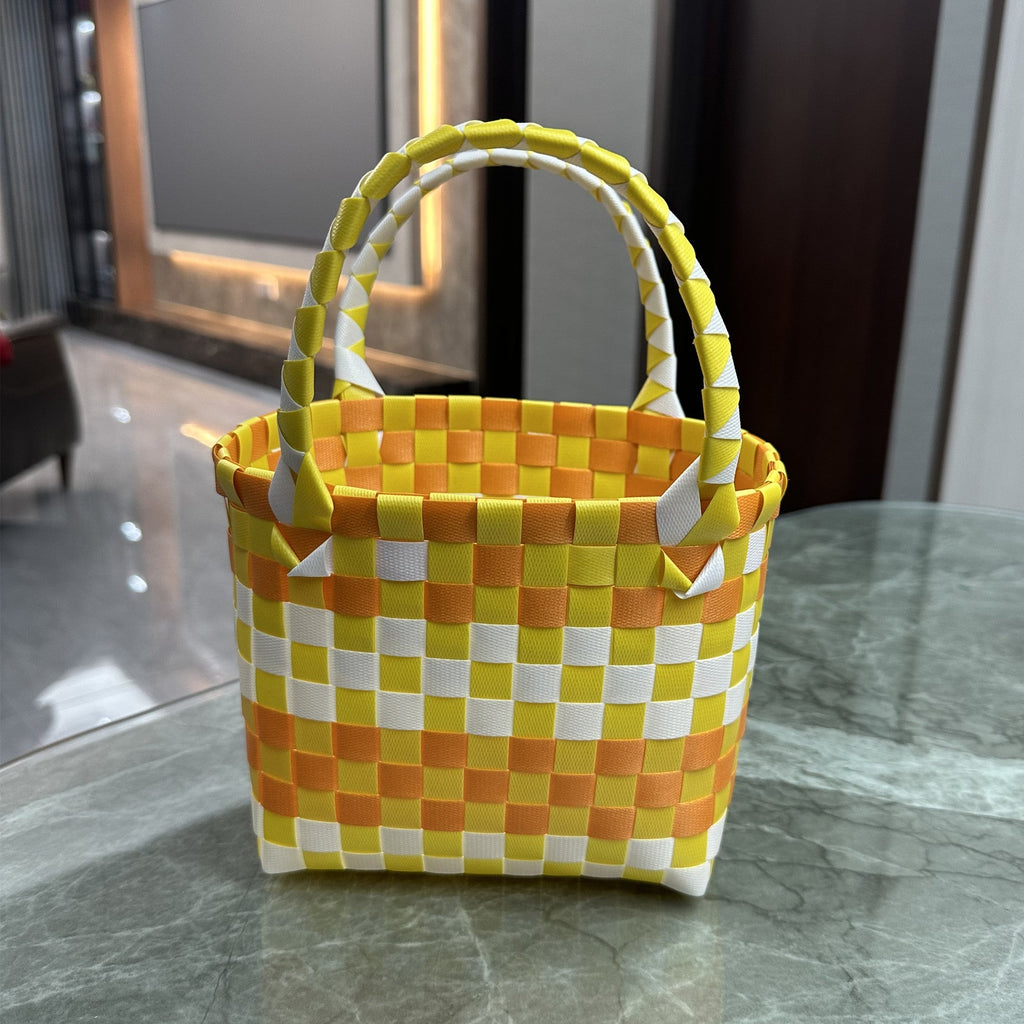 Playful and Practical Basket Bag | High & Bury