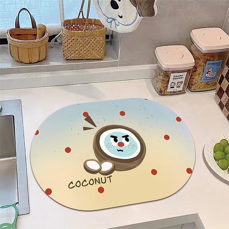 Playful Banana-Themed Kitchen Mat | High & Bury