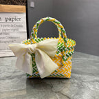 Playful Basket Bag with Bow | High & Bury