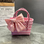 Playful Basket Bag with Bow | High & Bury