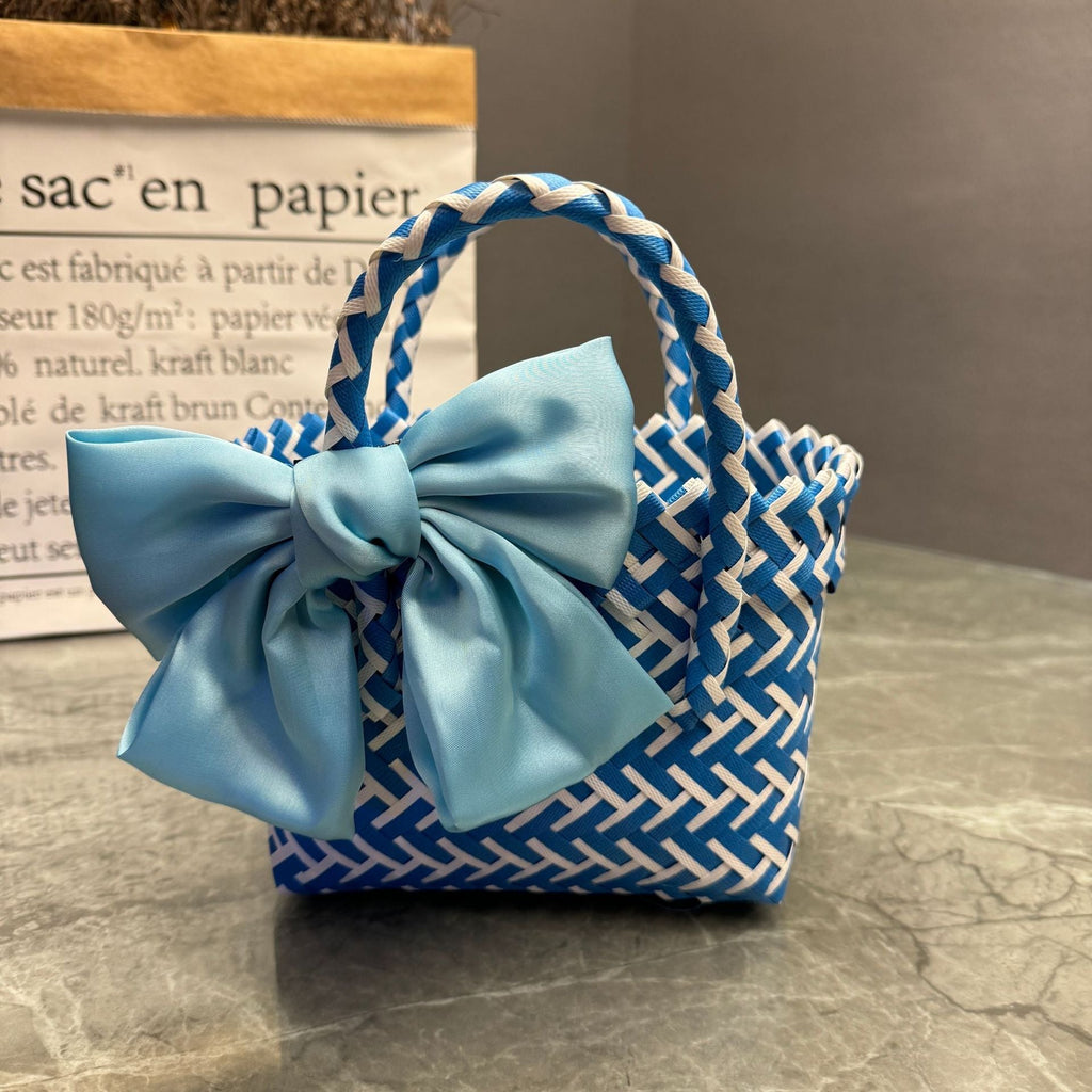 Playful Basket Bag with Bow | High & Bury
