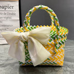 Playful Basket Bag with Bow | High & Bury
