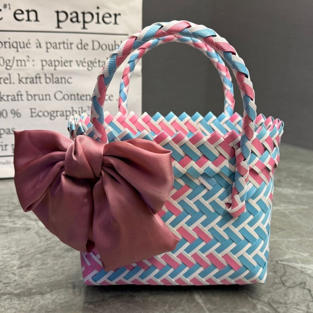 Playful Basket Bag with Bow | High & Bury