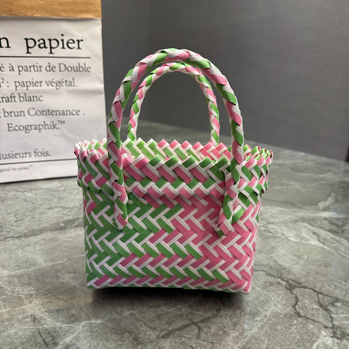 Playful Basket Bag with Bow | High & Bury