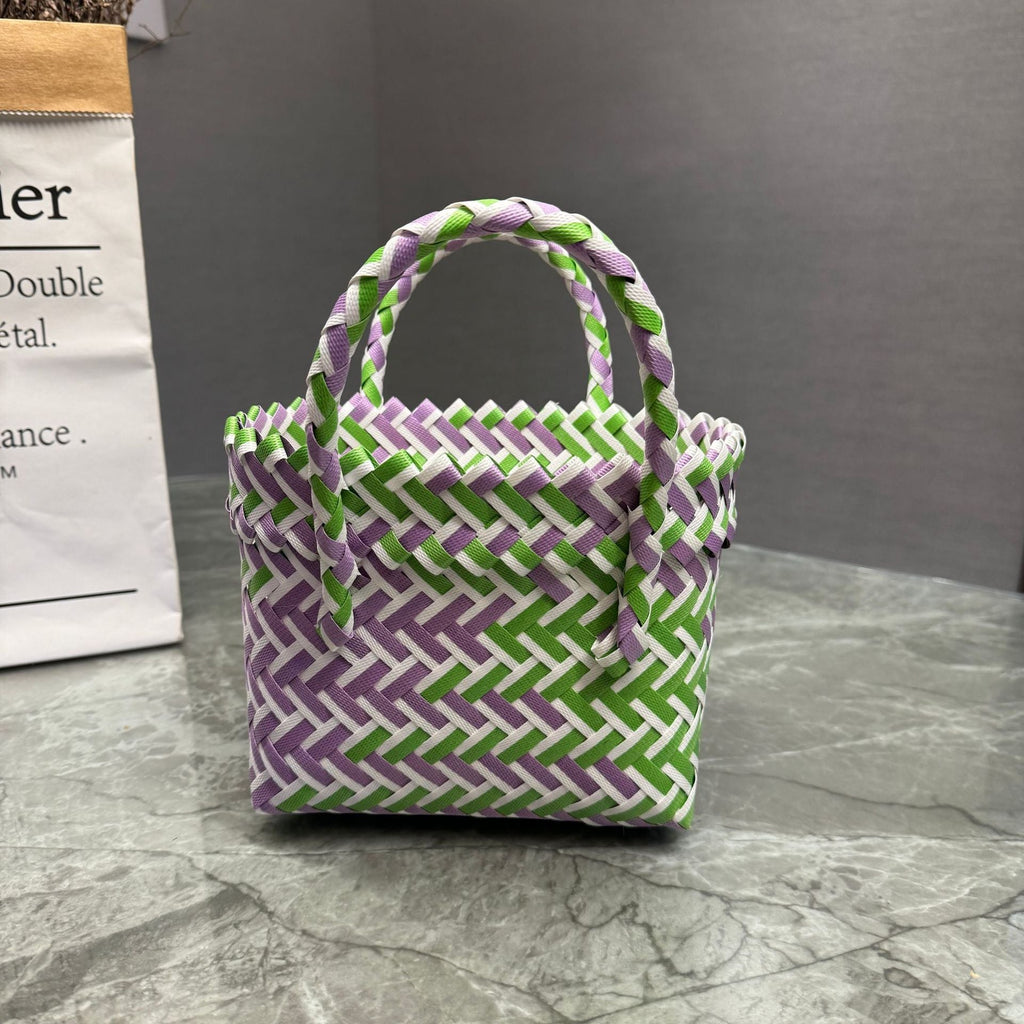 Playful Basket Bag with Bow | High & Bury