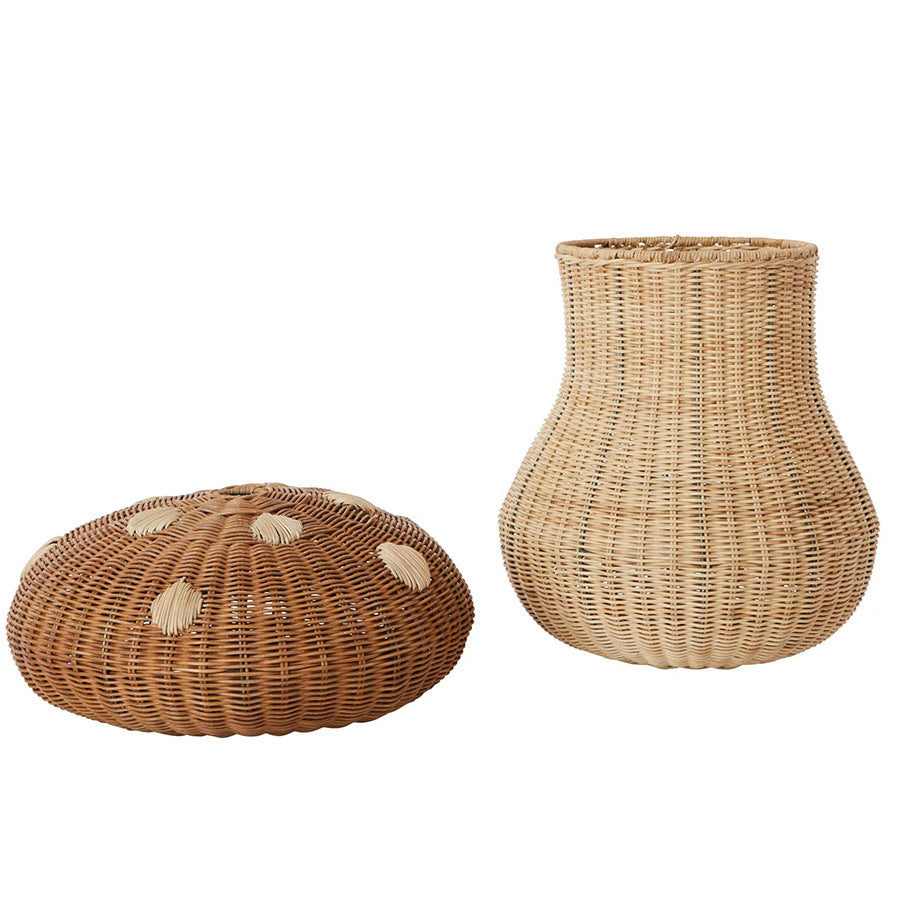 Playful Basket in Mushroom Design | High & Bury