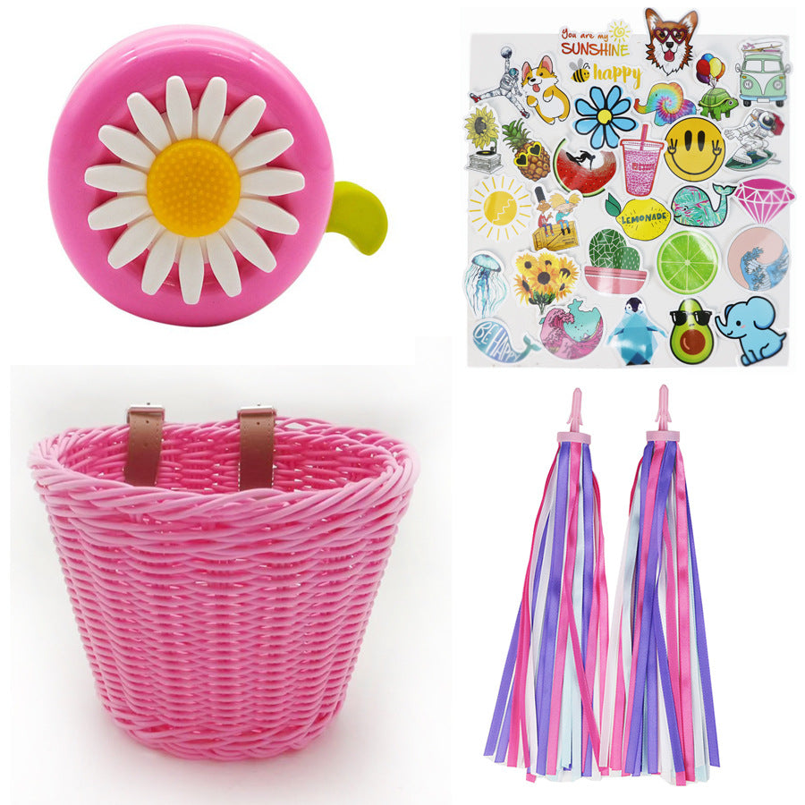 Playful Basket with Colorful Appliqués | High & Bury