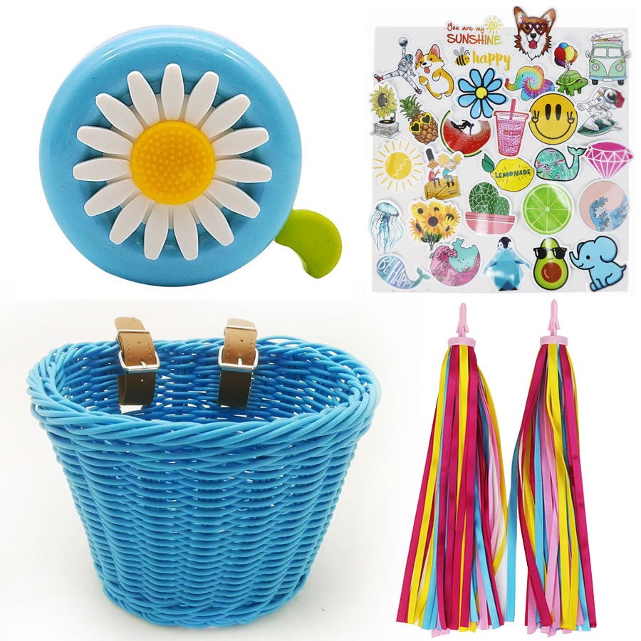 Playful Basket with Colorful Appliqués | High & Bury