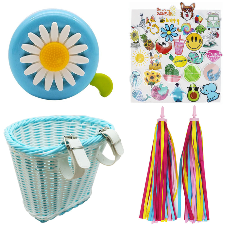 Playful Basket with Colorful Appliqués | High & Bury