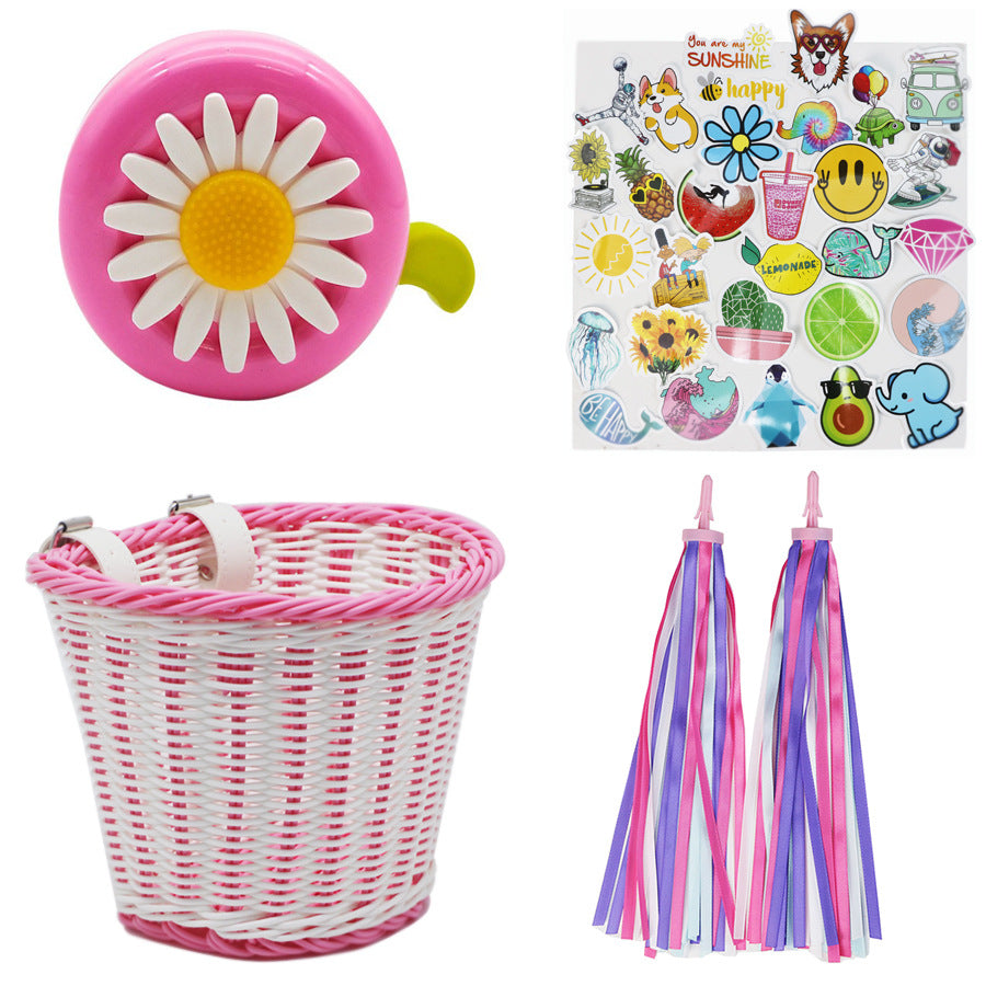 Playful Basket with Colorful Appliqués | High & Bury