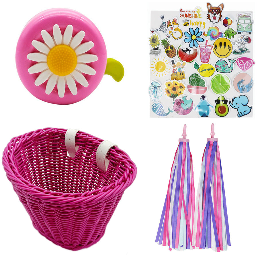 Playful Basket with Colorful Appliqués | High & Bury