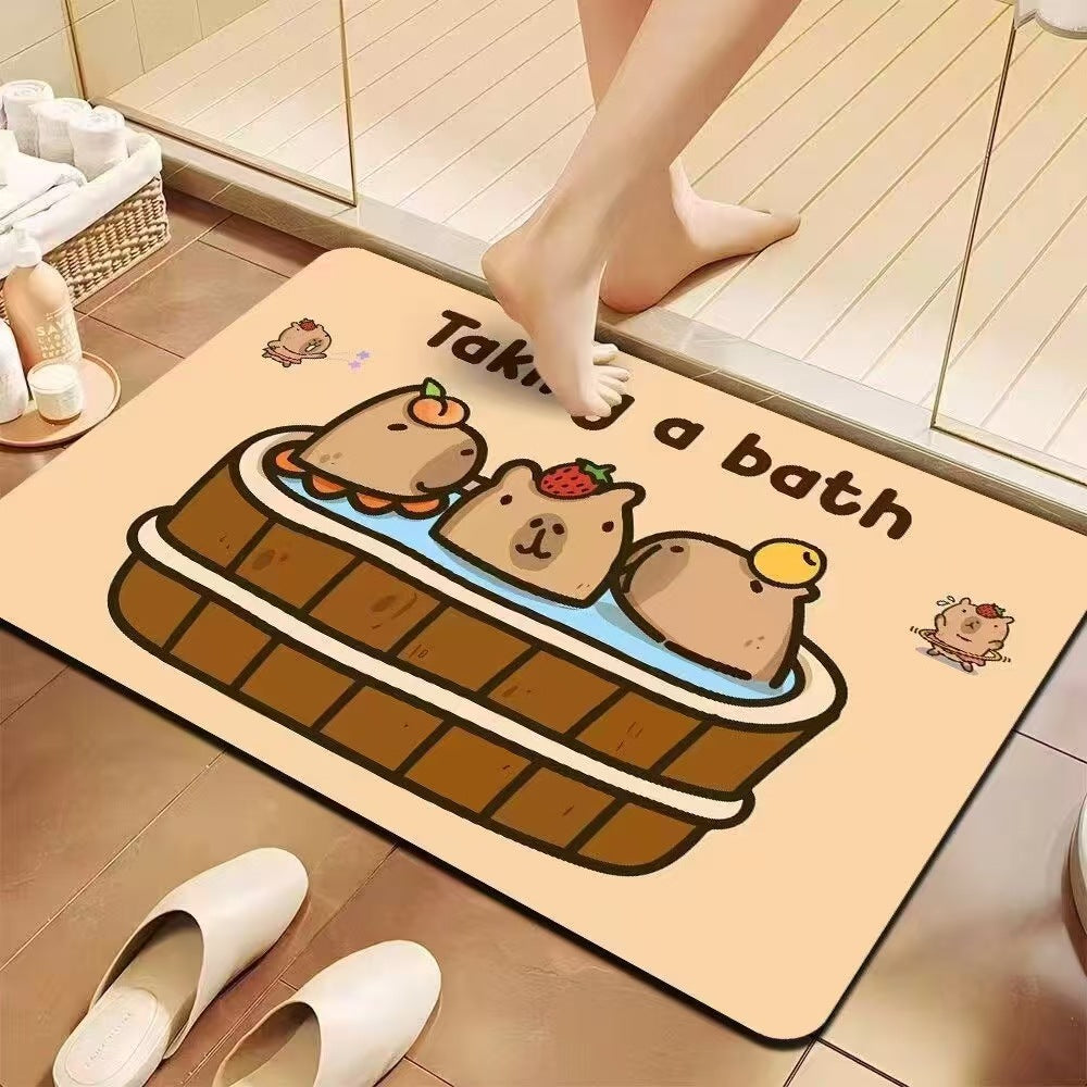 Playful Cartoon Bath Mat | High & Bury
