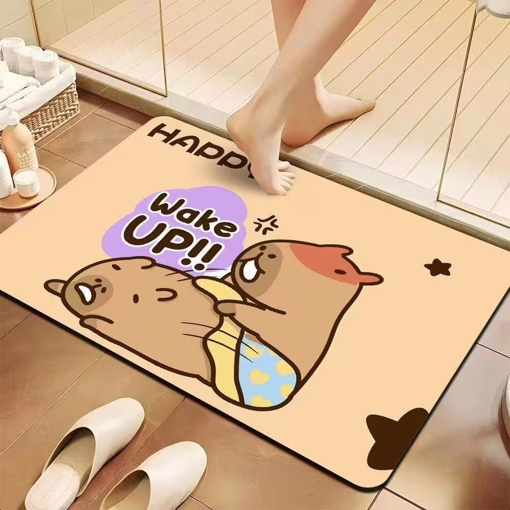 Playful Cartoon Bath Mat | High & Bury