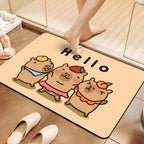 Playful Cartoon Bath Mat | High & Bury