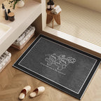 Playful Cartoon Character Bath Mat | High & Bury