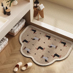 Playful Cartoon Character Bath Mat | High & Bury