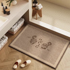 Playful Cartoon Character Bath Mat | High & Bury